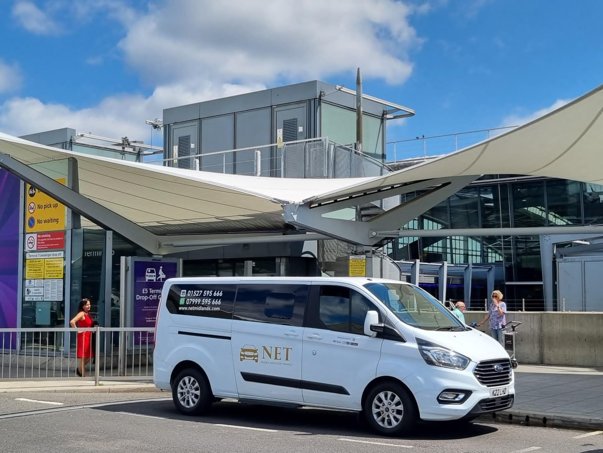 From Alcester to Birmingham Airport Taxi with NET Taxi