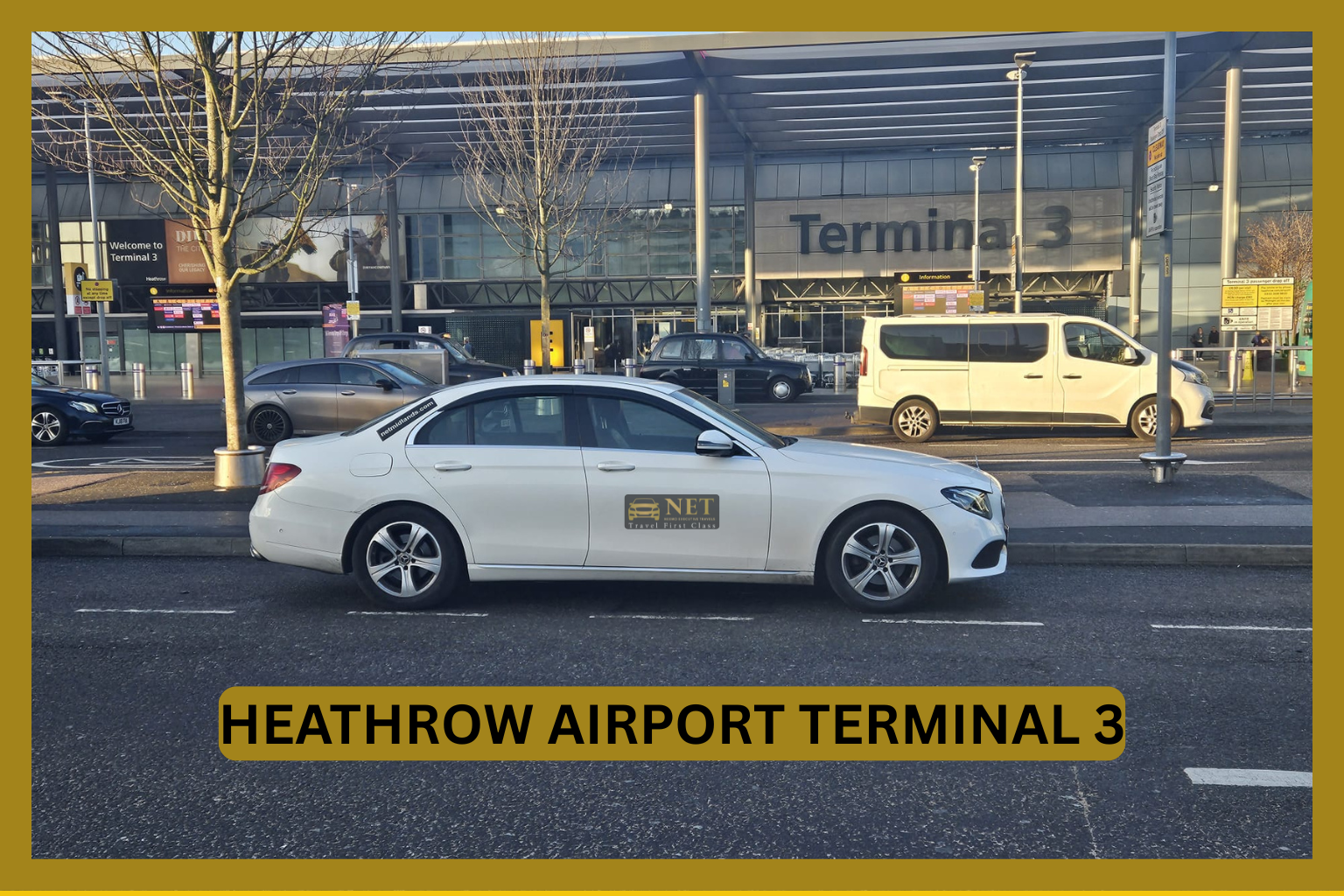 Heathrow airport terminal 3 NET Taxis